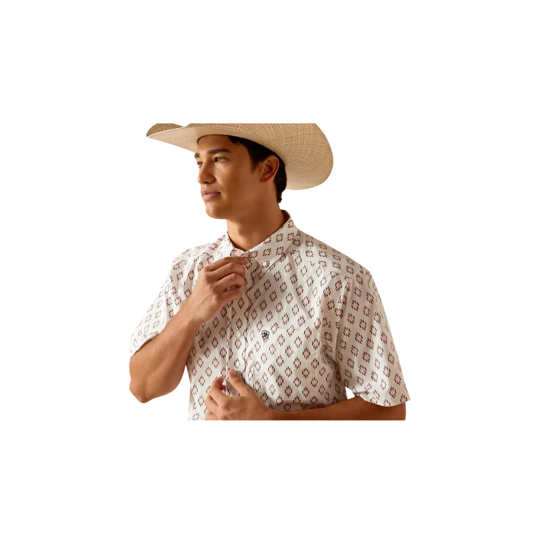 Ariat Men's Terrance Classic Fit White Shirt