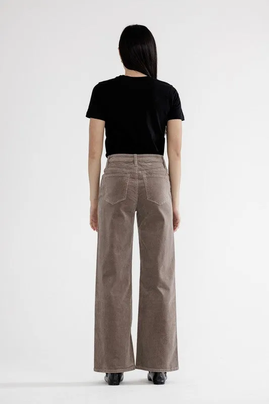 Aspen Corduroy Wide Leg Denim