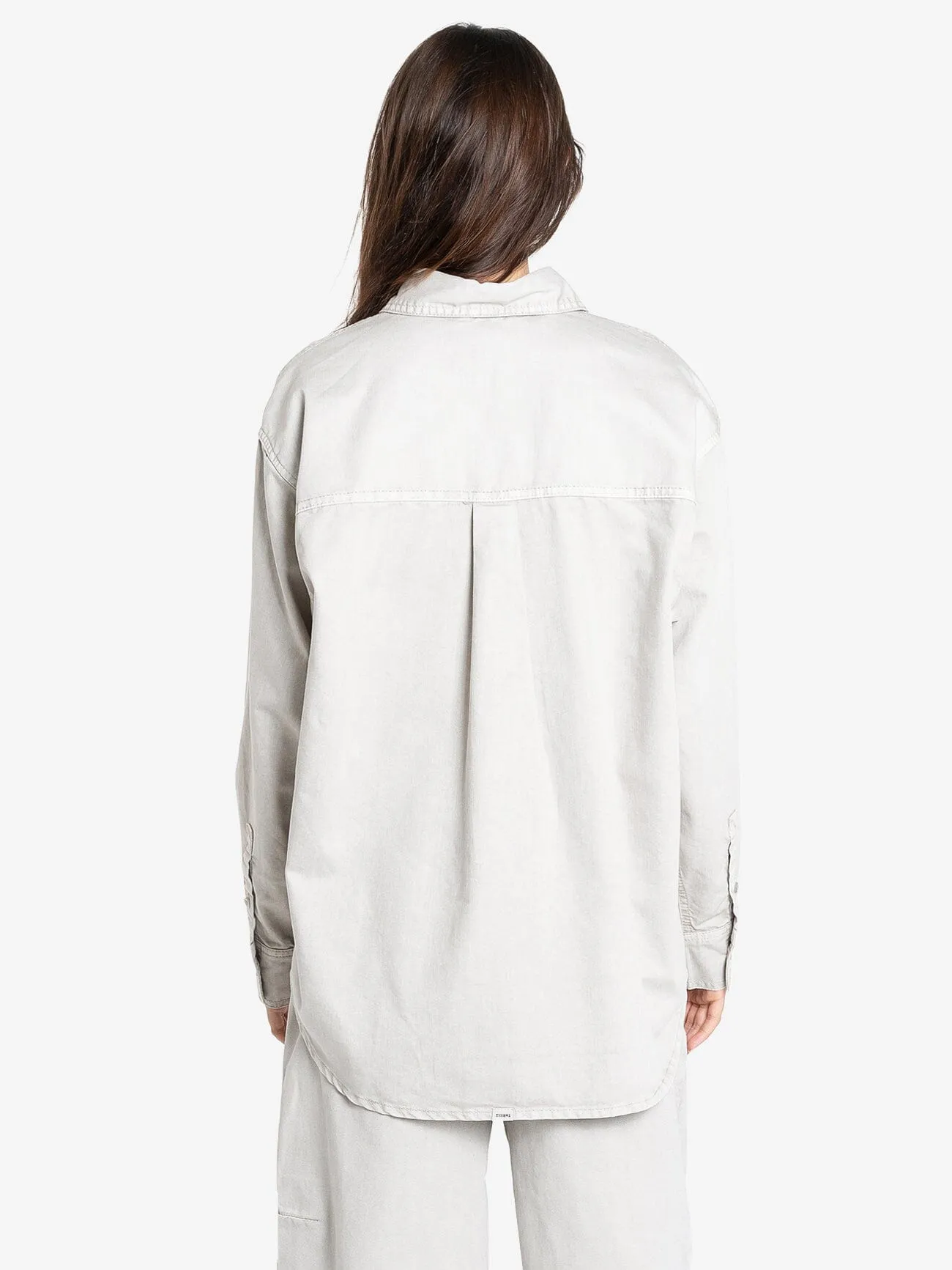 Austin Denim Shirt - Oyster Grey