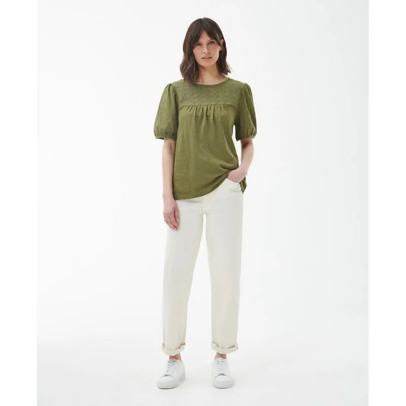 Barbour Pearl Ladies Top - Olive Tree
