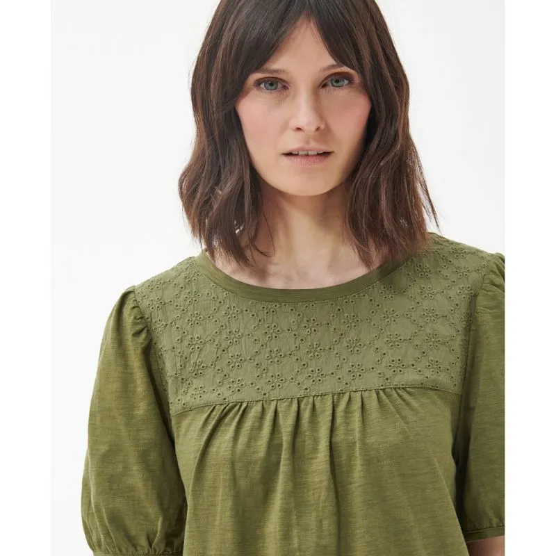 Barbour Pearl Ladies Top - Olive Tree