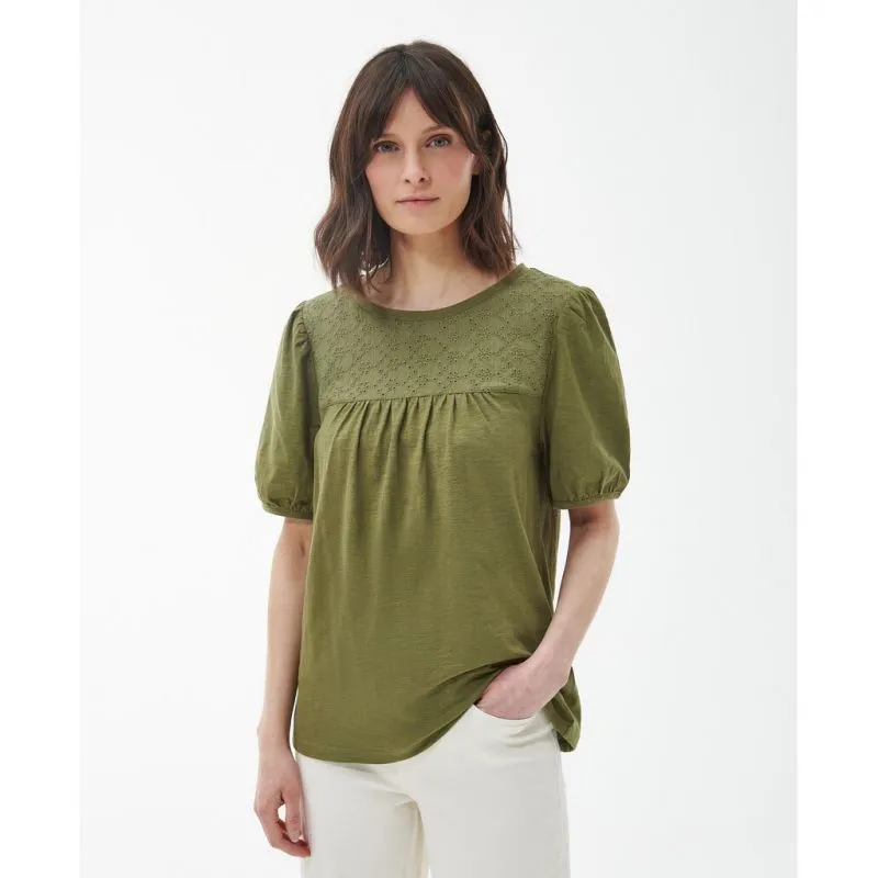 Barbour Pearl Ladies Top - Olive Tree