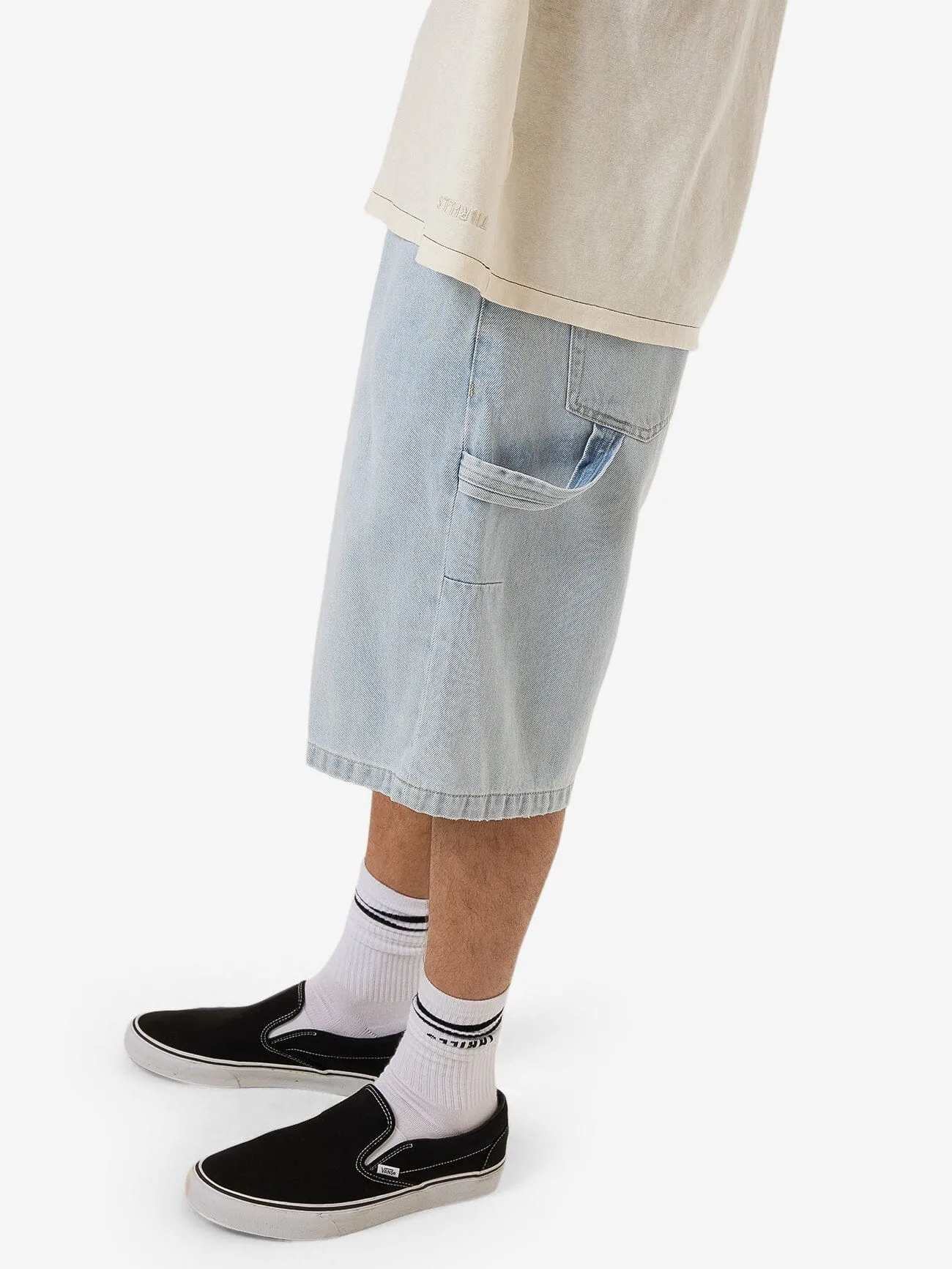 Big Slacker Denim Short - Ether Blue