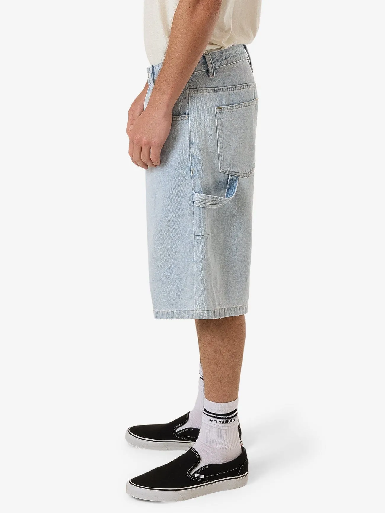 Big Slacker Denim Short - Ether Blue
