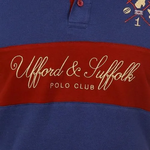 Blue XXL Ufford & Suffolk Polo Club Mens Polo Short Sleeves US002 NAVY BLUE