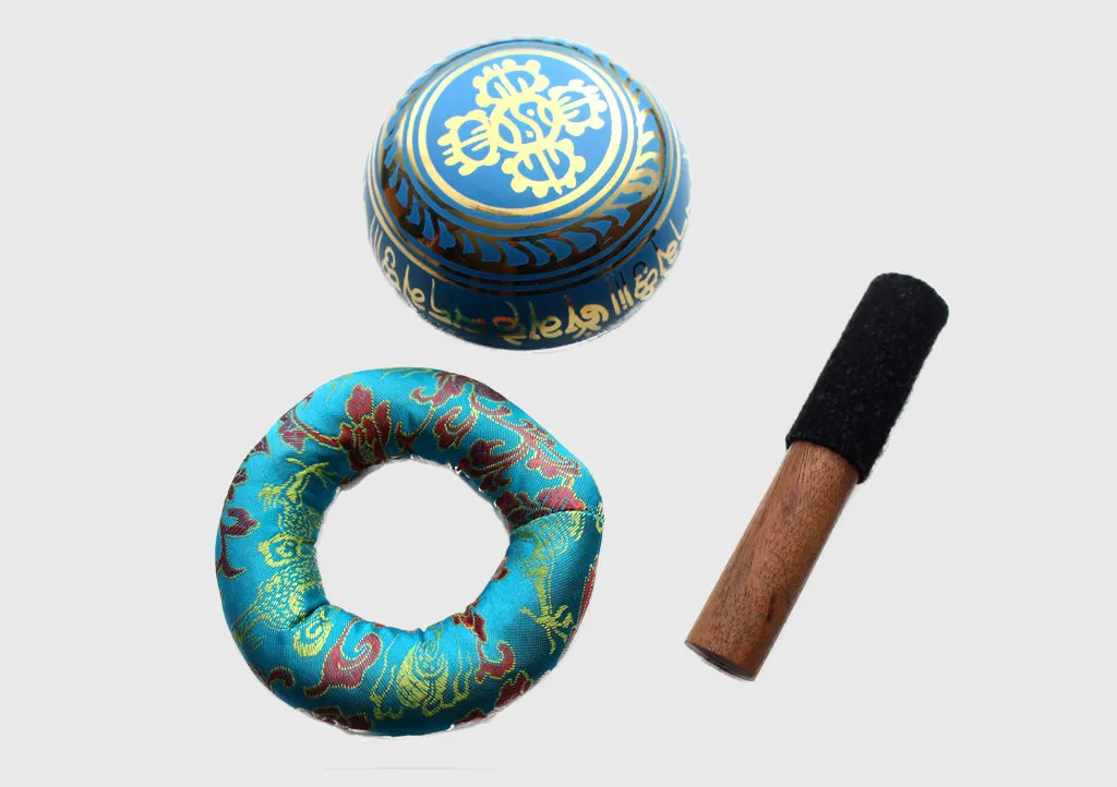 Buddha Eyes Painted Singing Bowl 3.5"