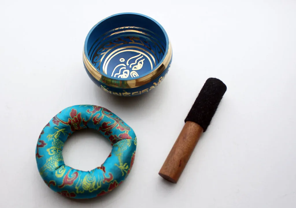 Buddha Eyes Painted Singing Bowl 3.5"