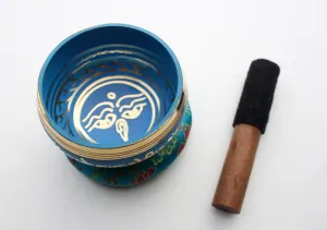 Buddha Eyes Painted Singing Bowl 3.5"