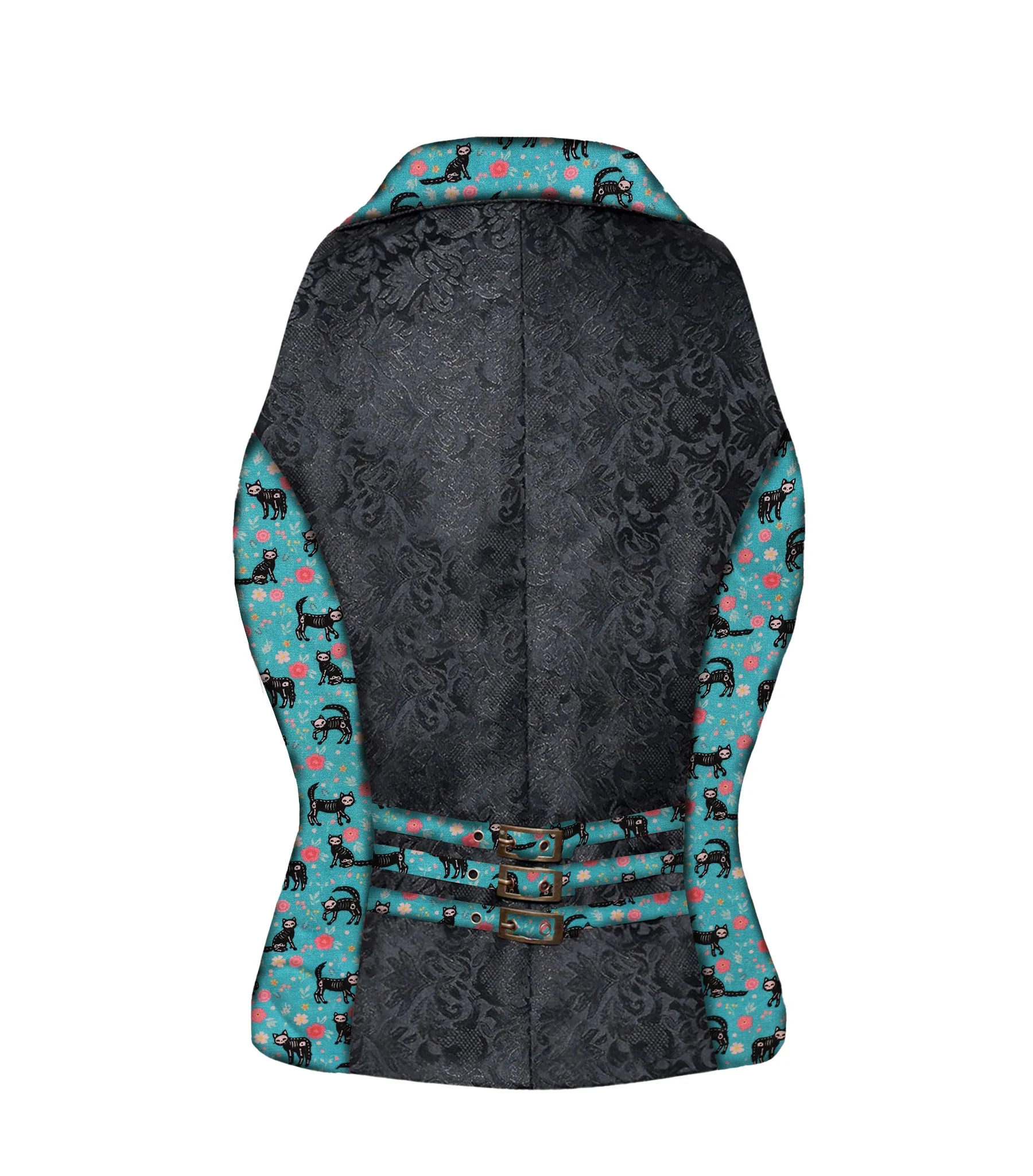 Cat Gothic Ladies Waistcoat
