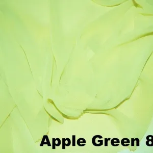 Chiffon Wholesale Fabric in Apple Green 885