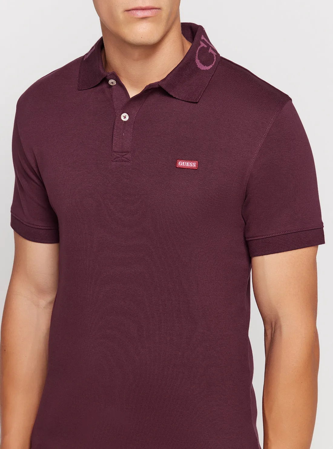 Eco Red Maroon Nolan Polo T-Shirt