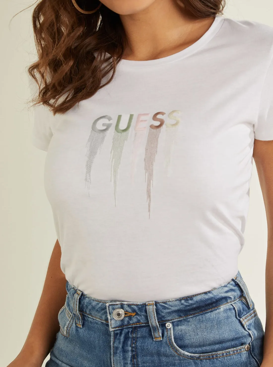 Eco White Waterfall Logo Baby T-Shirt