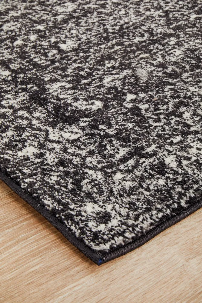 Evoke 252 Runner Rug (Charcoal) by Rug Culture