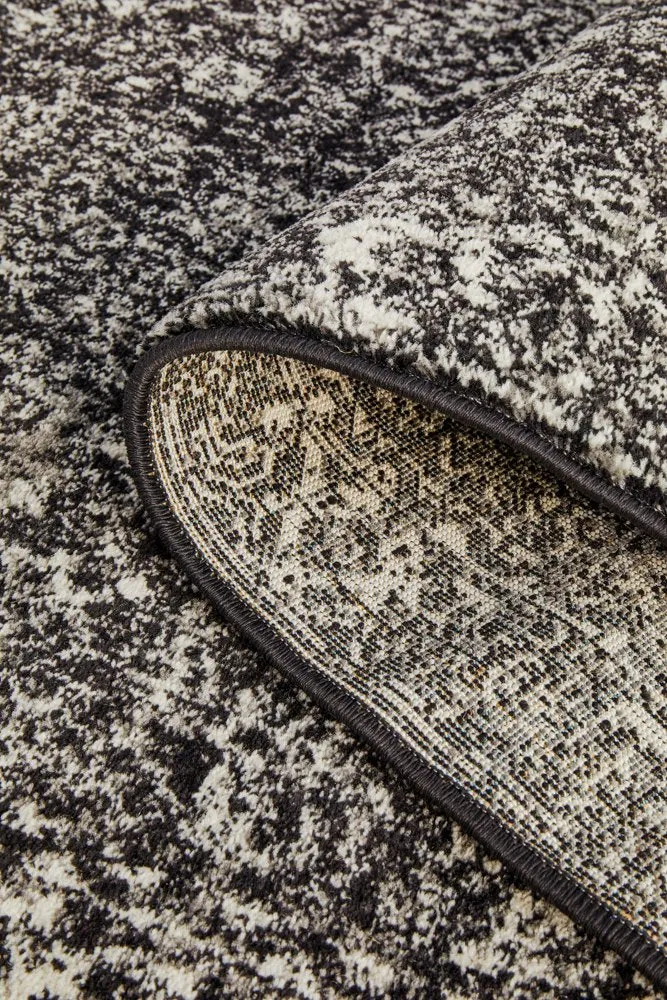 Evoke 252 Runner Rug (Charcoal) by Rug Culture
