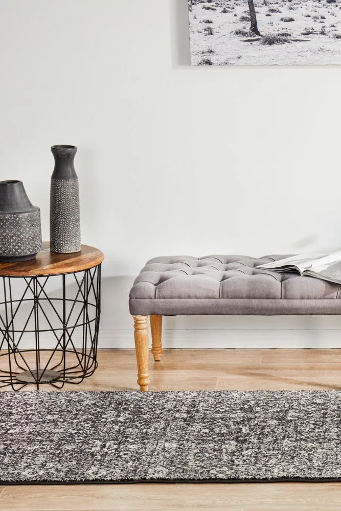 Evoke 252 Runner Rug (Charcoal) by Rug Culture