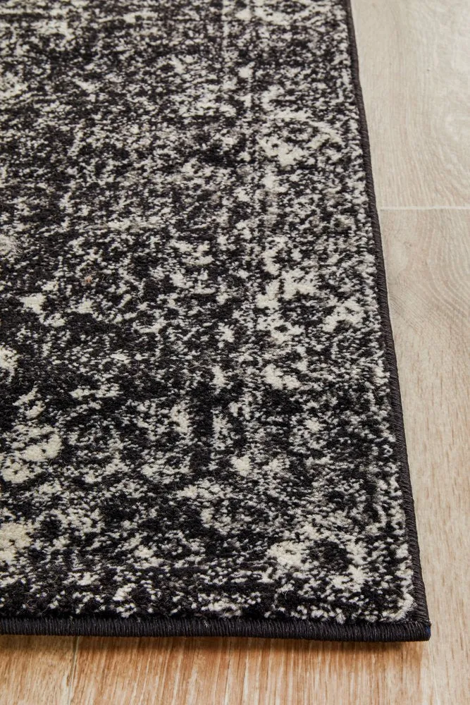 Evoke 252 Runner Rug (Charcoal) by Rug Culture