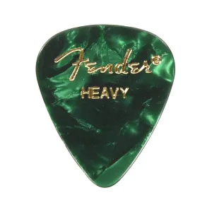 Fender 351 Pick Pack (12) Green MOTO Heavy