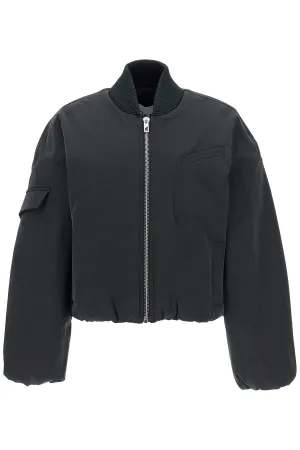 GANNI short oversized bomber jacket
