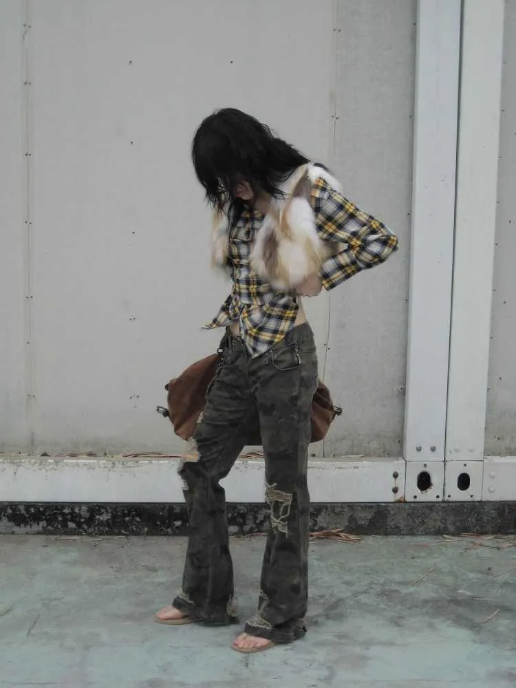 Gradient fur short vest【s0000010550】