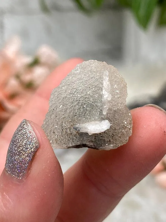 Gray Chalcedony Crystals