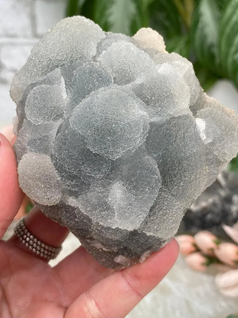 Gray Chalcedony Crystals