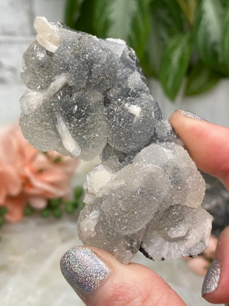 Gray Chalcedony Crystals