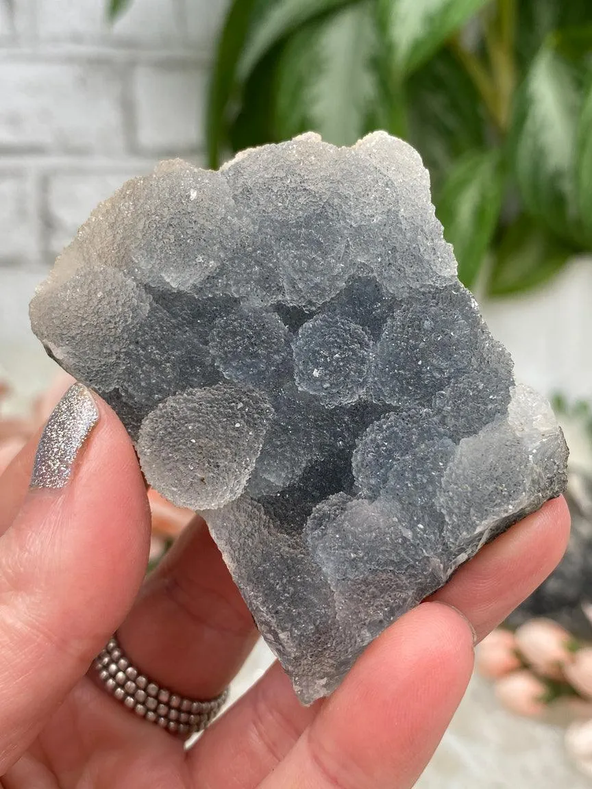 Gray Chalcedony Crystals
