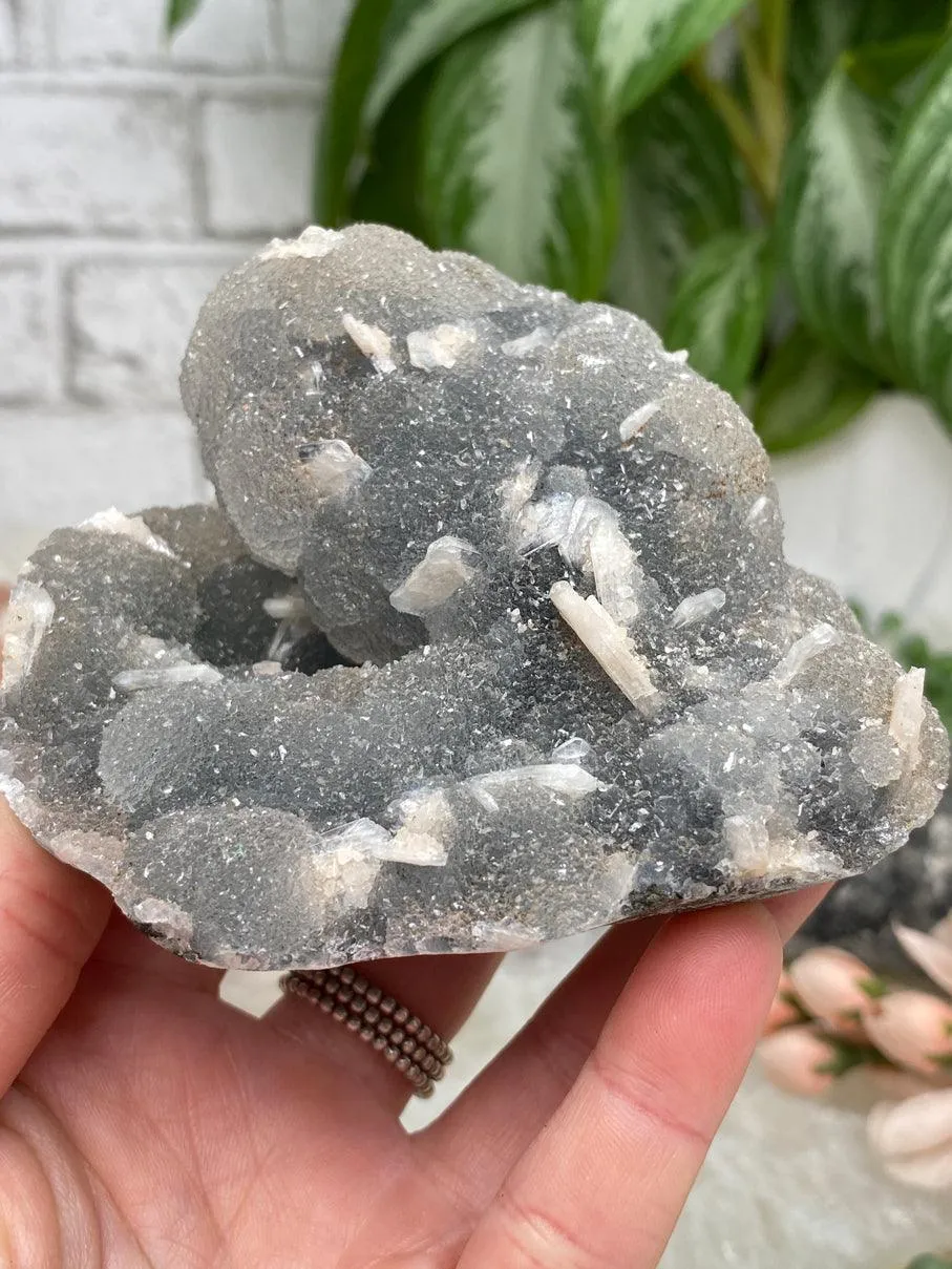 Gray Chalcedony Crystals