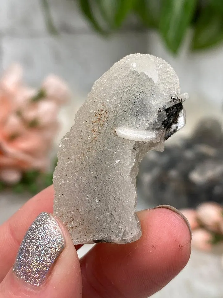 Gray Chalcedony Crystals