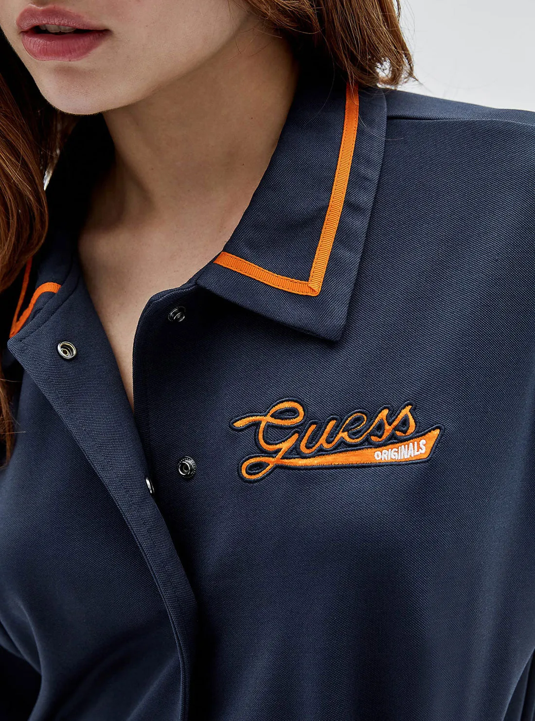 Guess Originals Navy Virsa Track Shirt