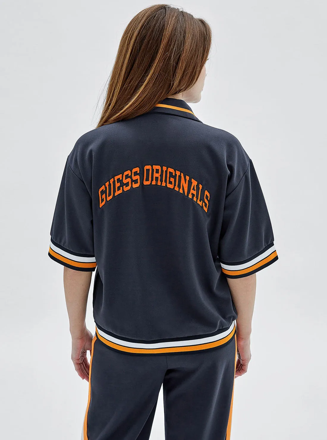 Guess Originals Navy Virsa Track Shirt