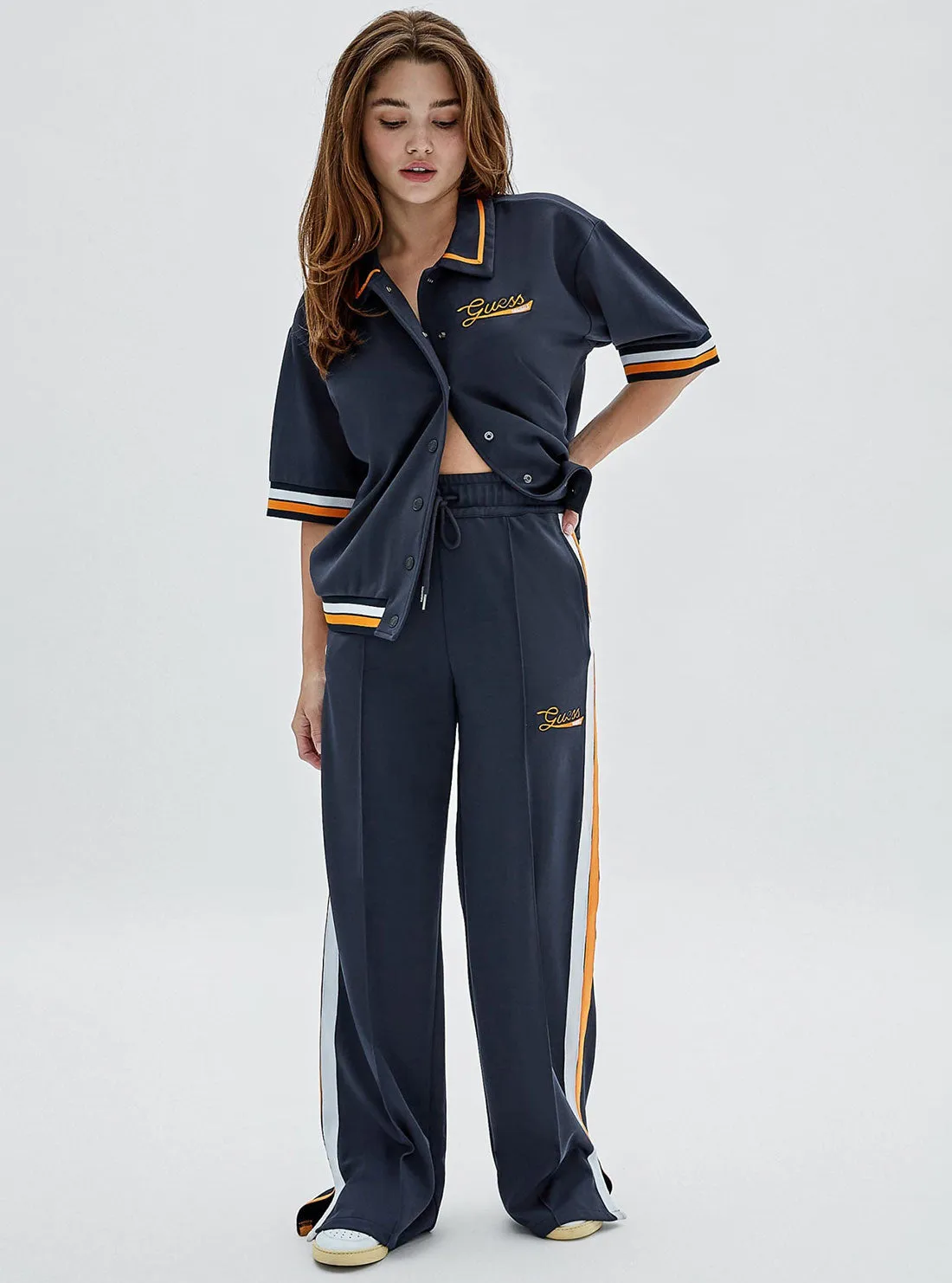 Guess Originals Navy Virsa Track Shirt