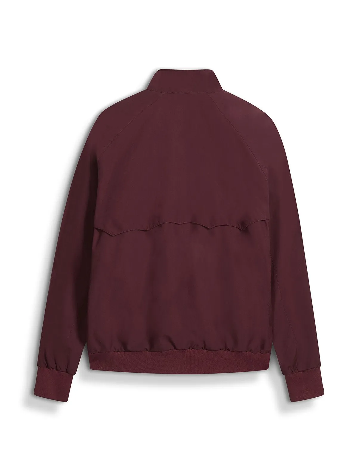 Harrington Peach Cotton in Burgundy