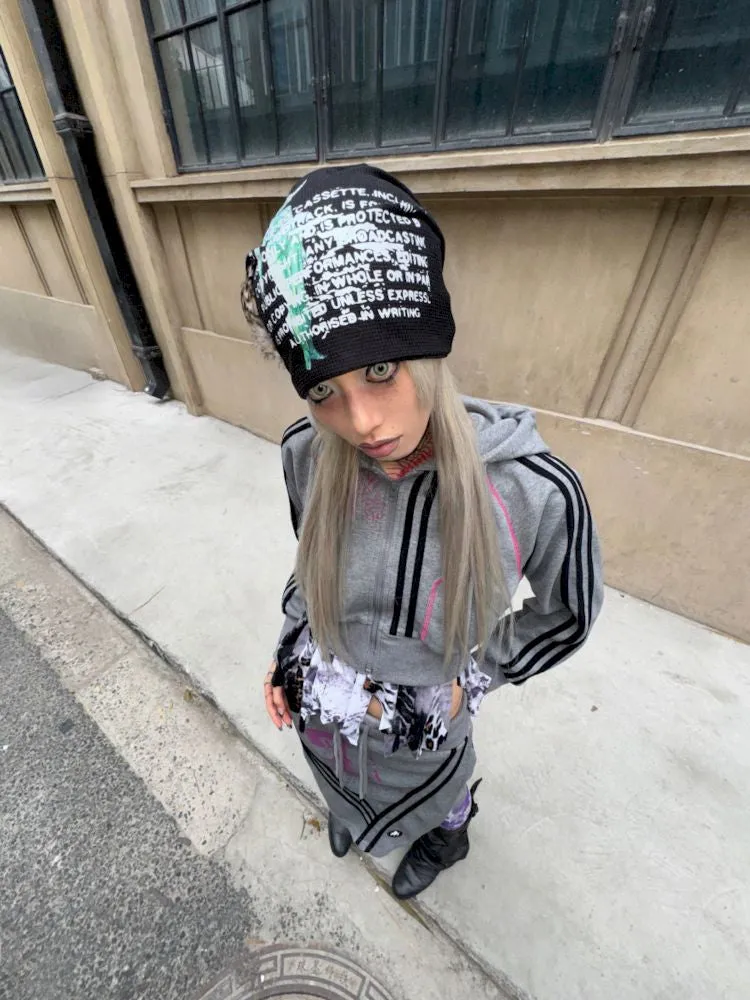 Hooded Sweatshirt Short Jacket Half Skirt Set【s0000007659】