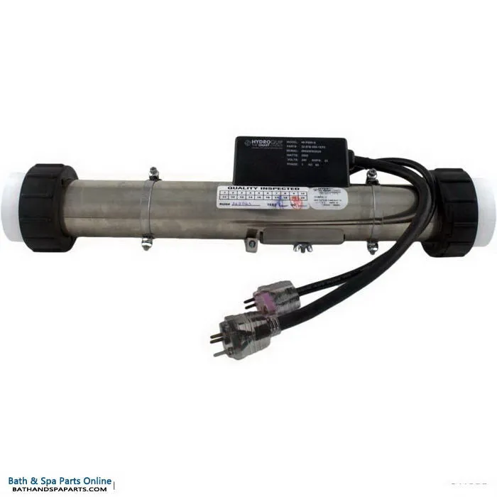 Hydro-Quip PS 5.5kW Electronic Heater [2" x 15"] [240V] [Short Cord] [Clamps] (48-PS55-S)
