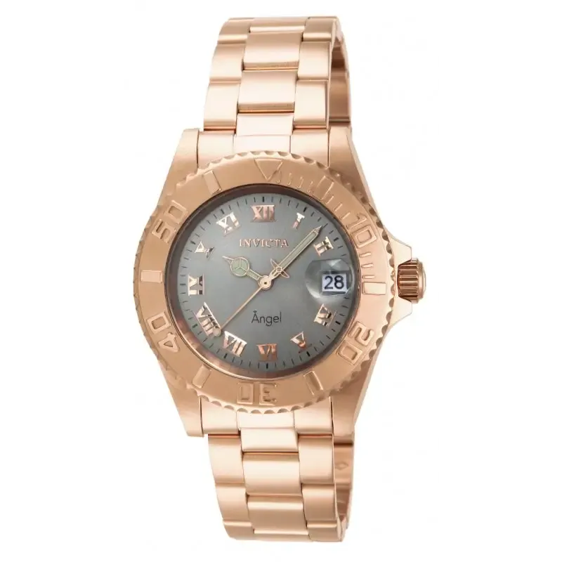 Invicta Women's Angel Swiss Quartz 200m Rose Gold Stainless Steel Watch 14368