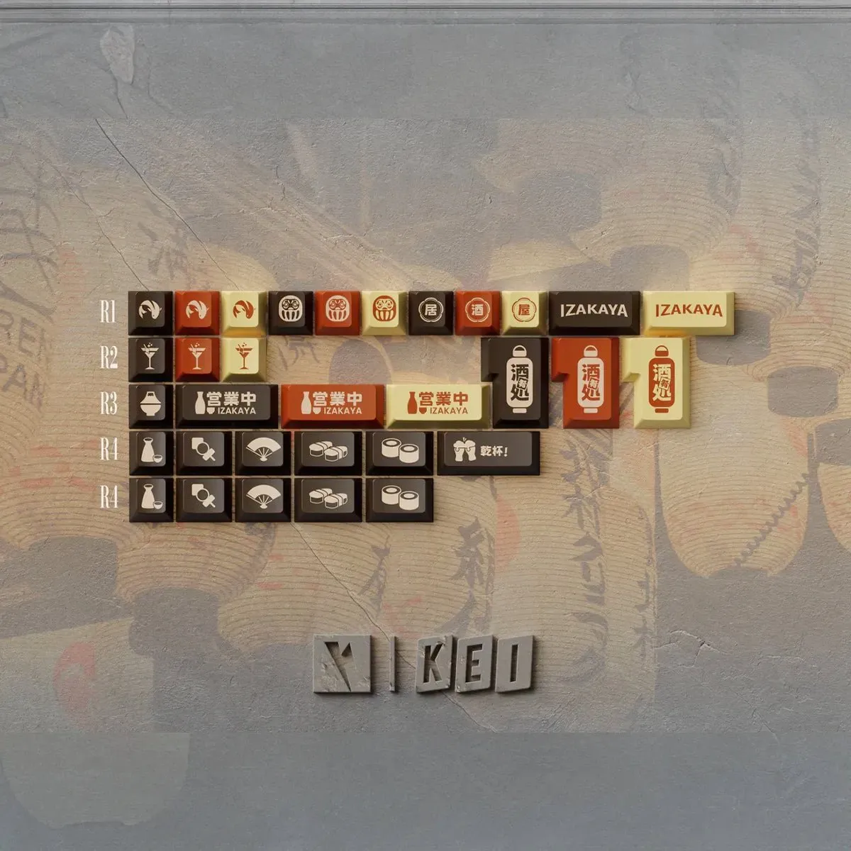 Keykobo Izakaya Keycap Set