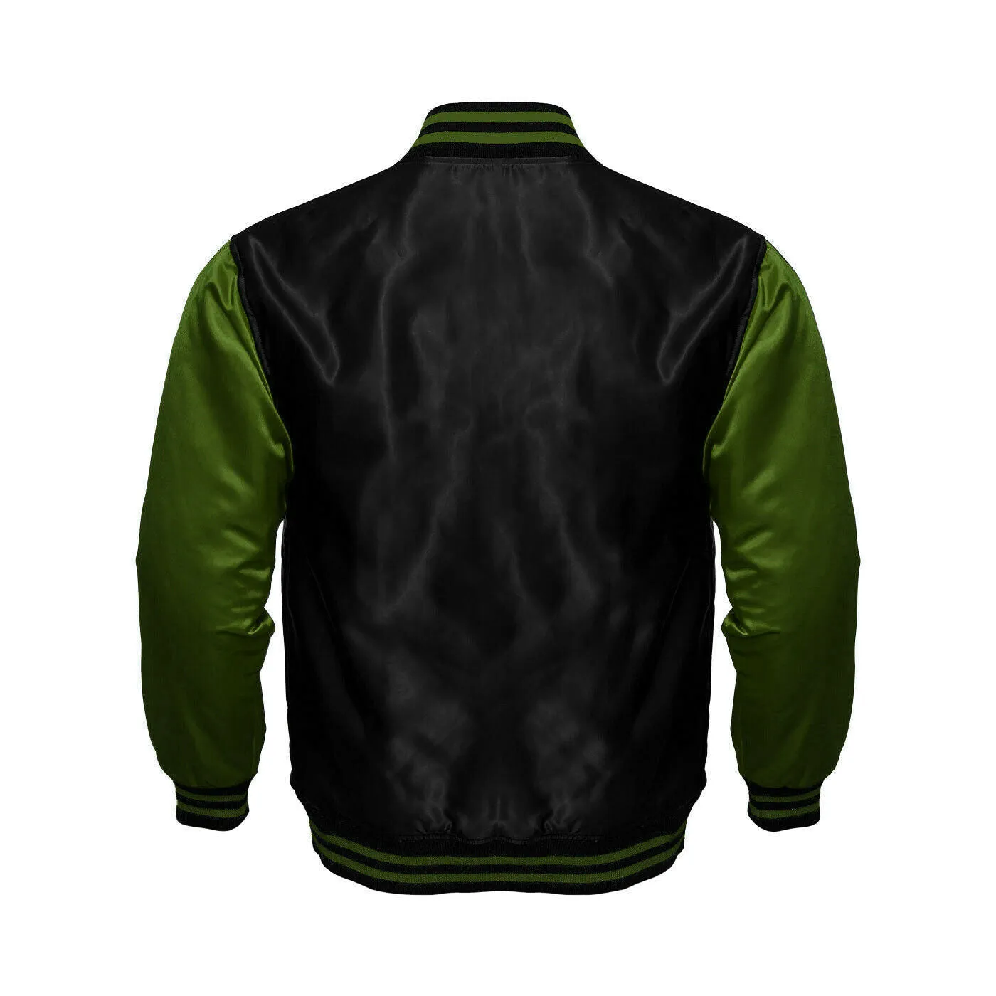Kids Satin Jacket Black/Green