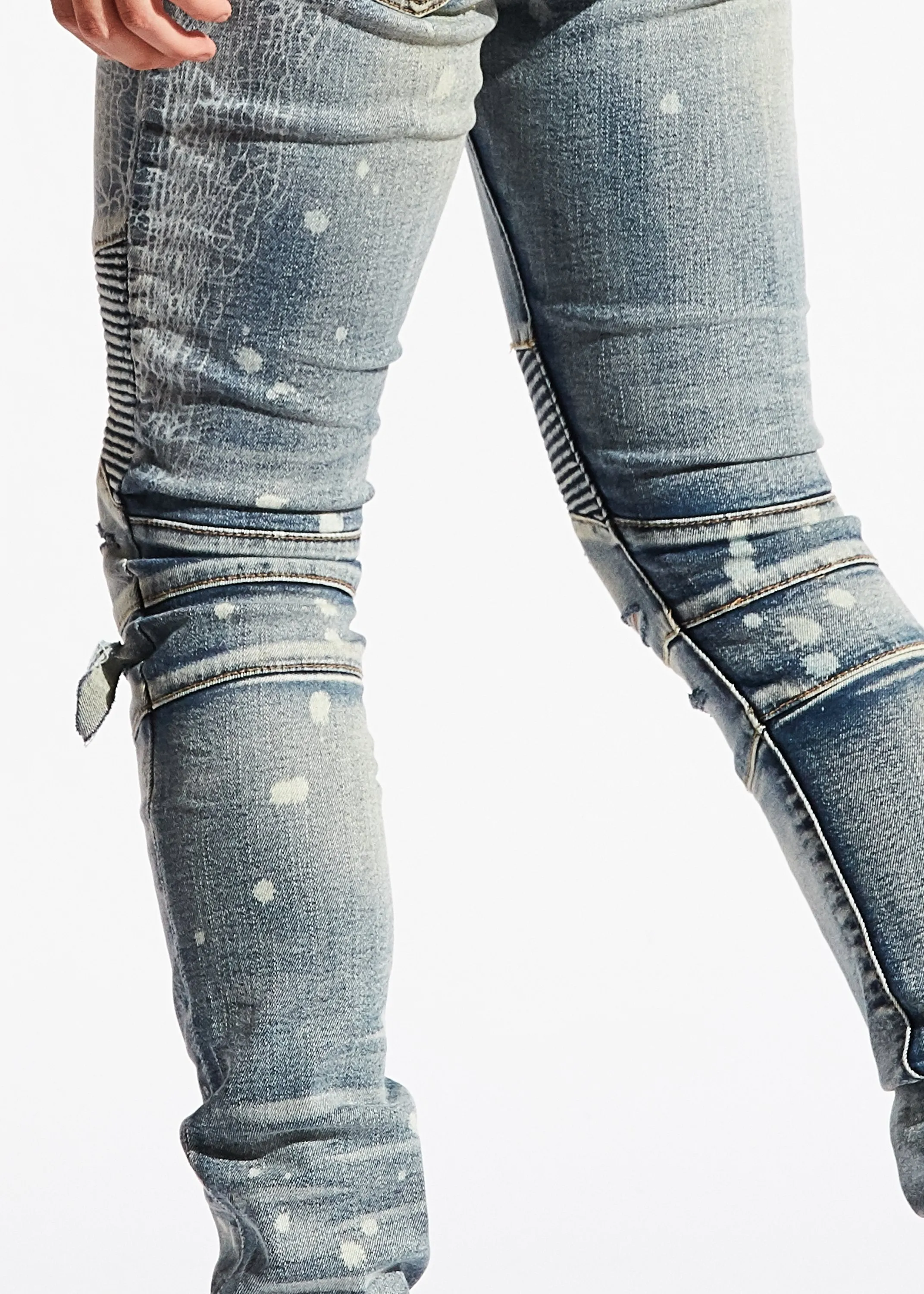 Larue Biker Denim (Blue)