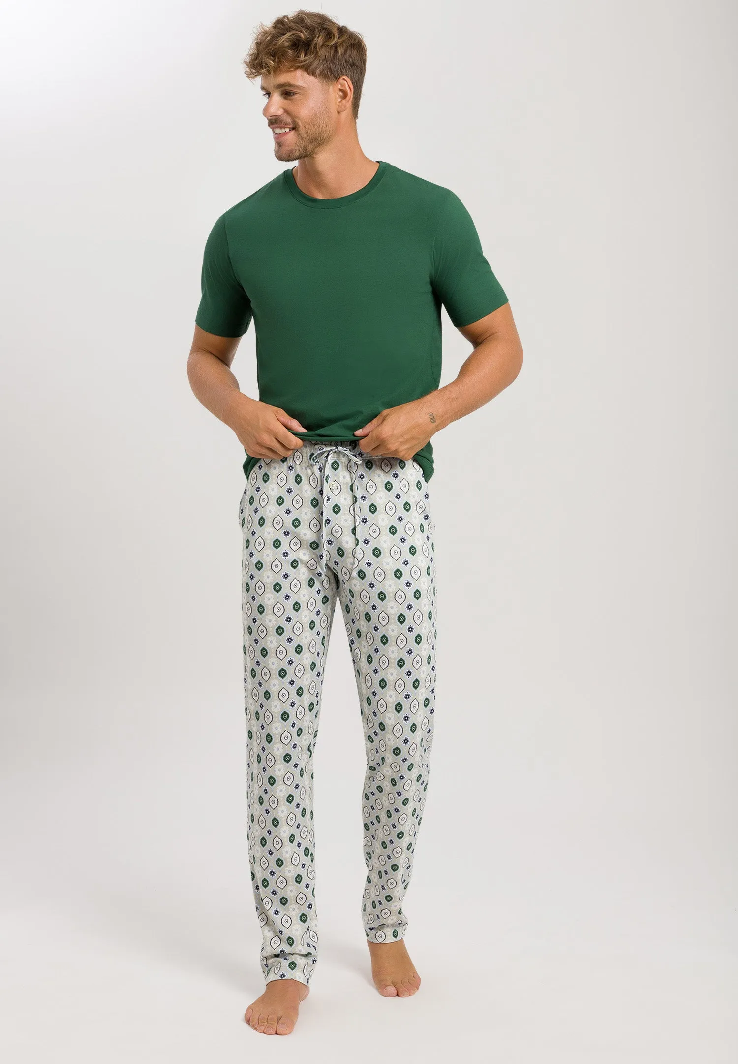 Living Shirts Jersey Cotton Crew Neck T-Shirt | Leaf Green 75050-2745