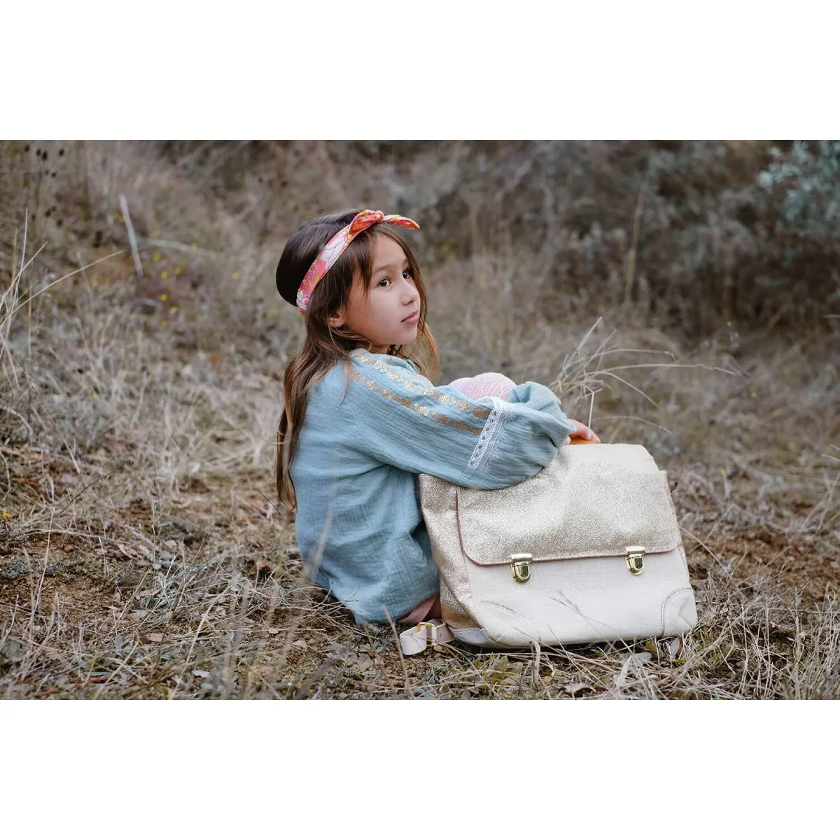 Louise Misha Blouse Sokiov Silver Cloud
