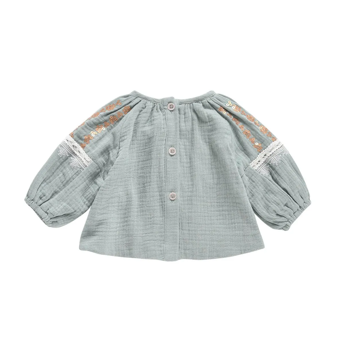 Louise Misha Blouse Sokiov Silver Cloud