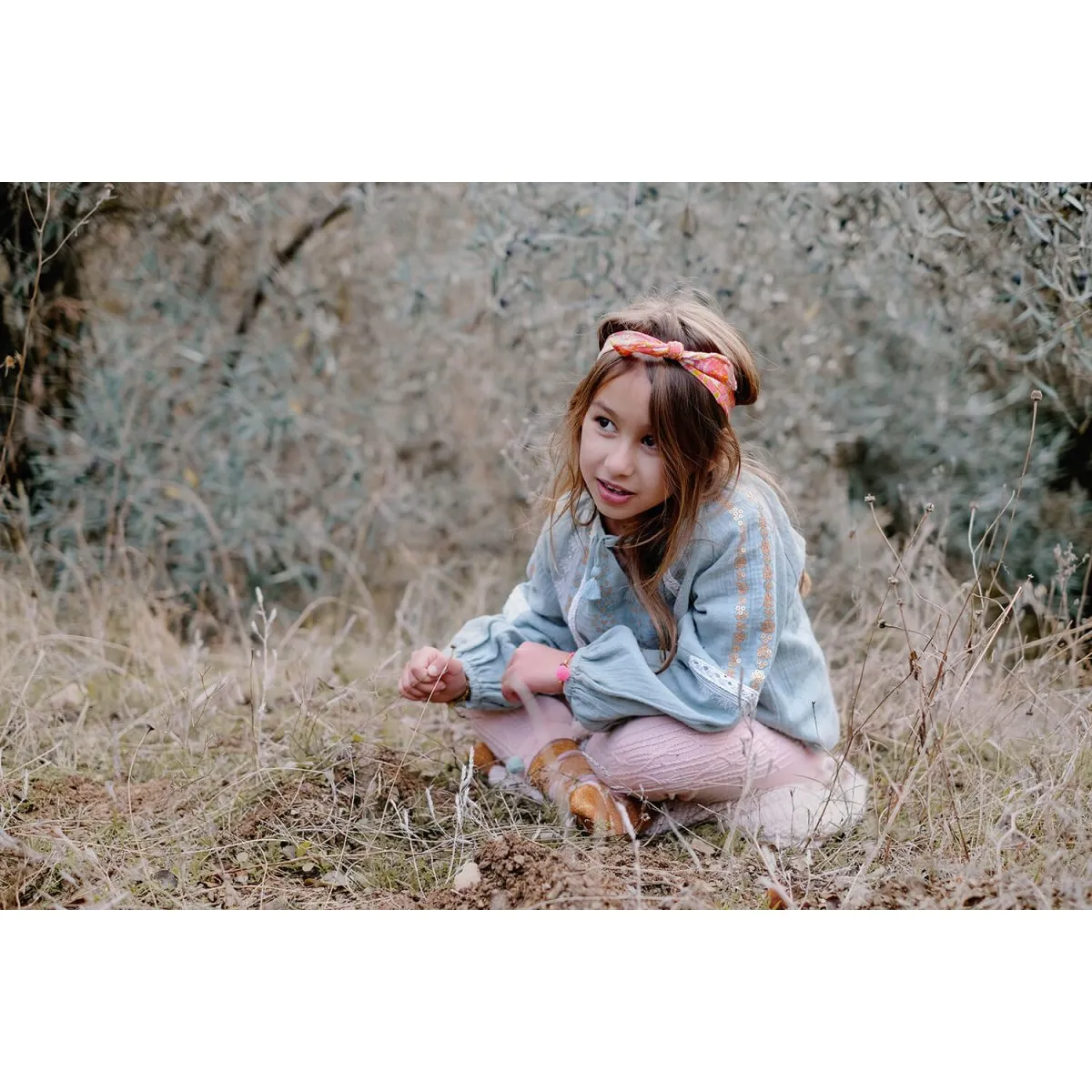 Louise Misha Blouse Sokiov Silver Cloud