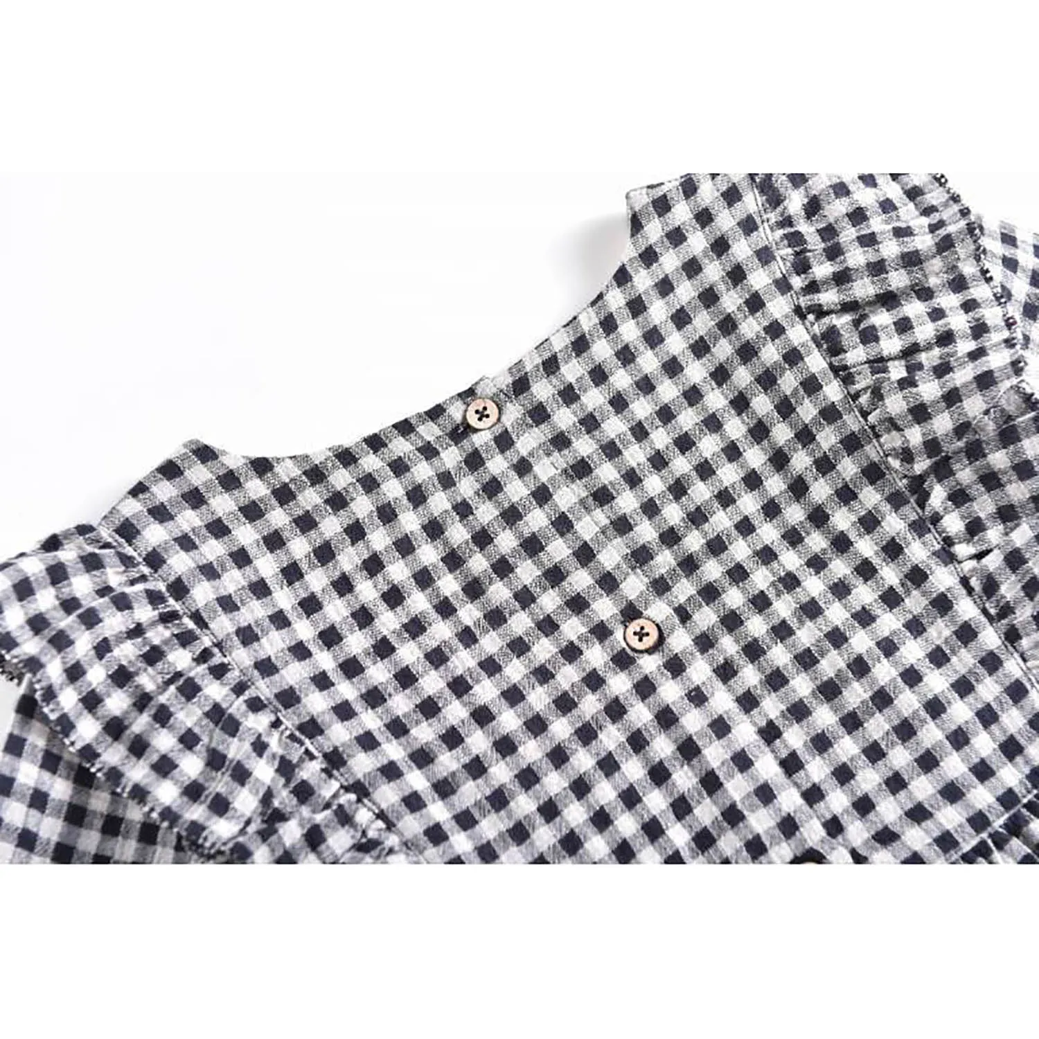 Louise Misha Dress Alaka Black Vichy