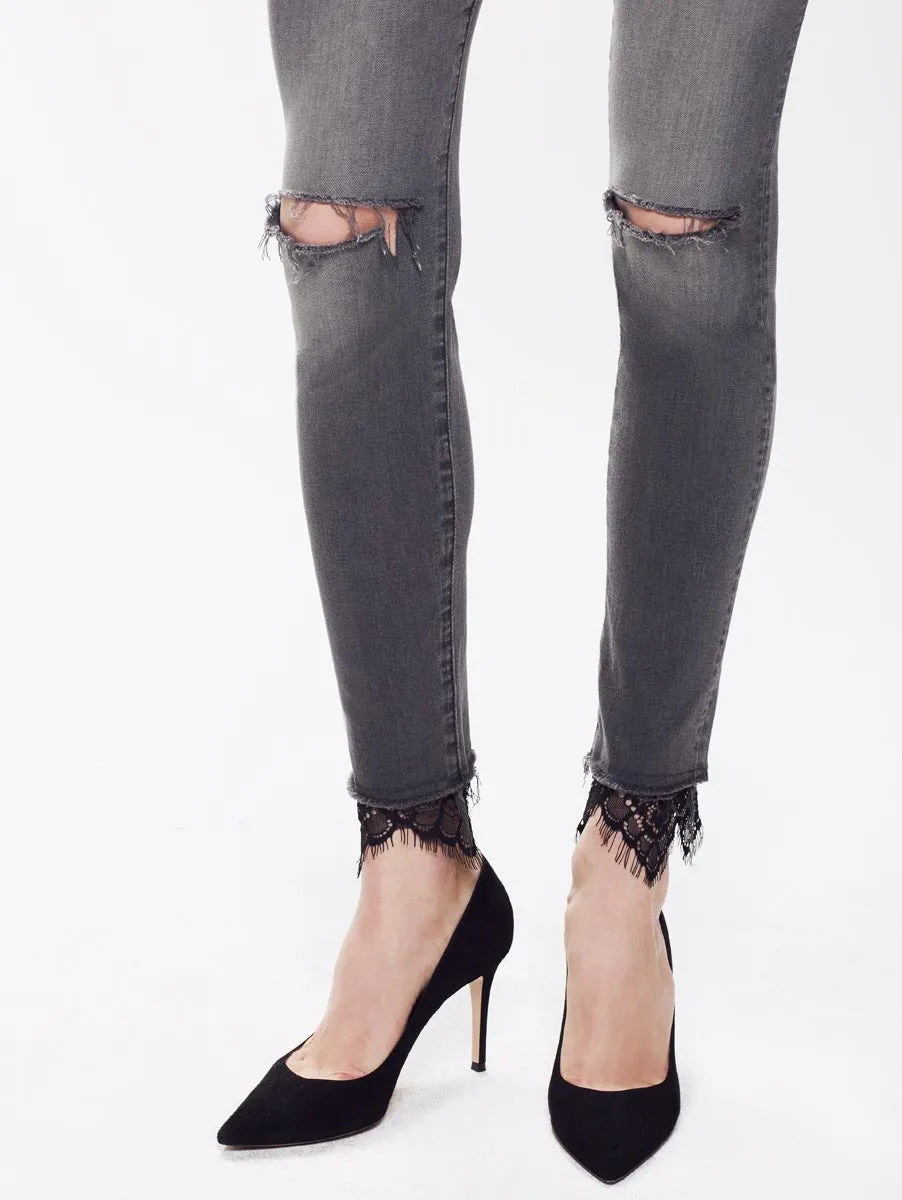 Mother - High Waisted Looker Dagger Ankle Fray - A Lacey Saloon