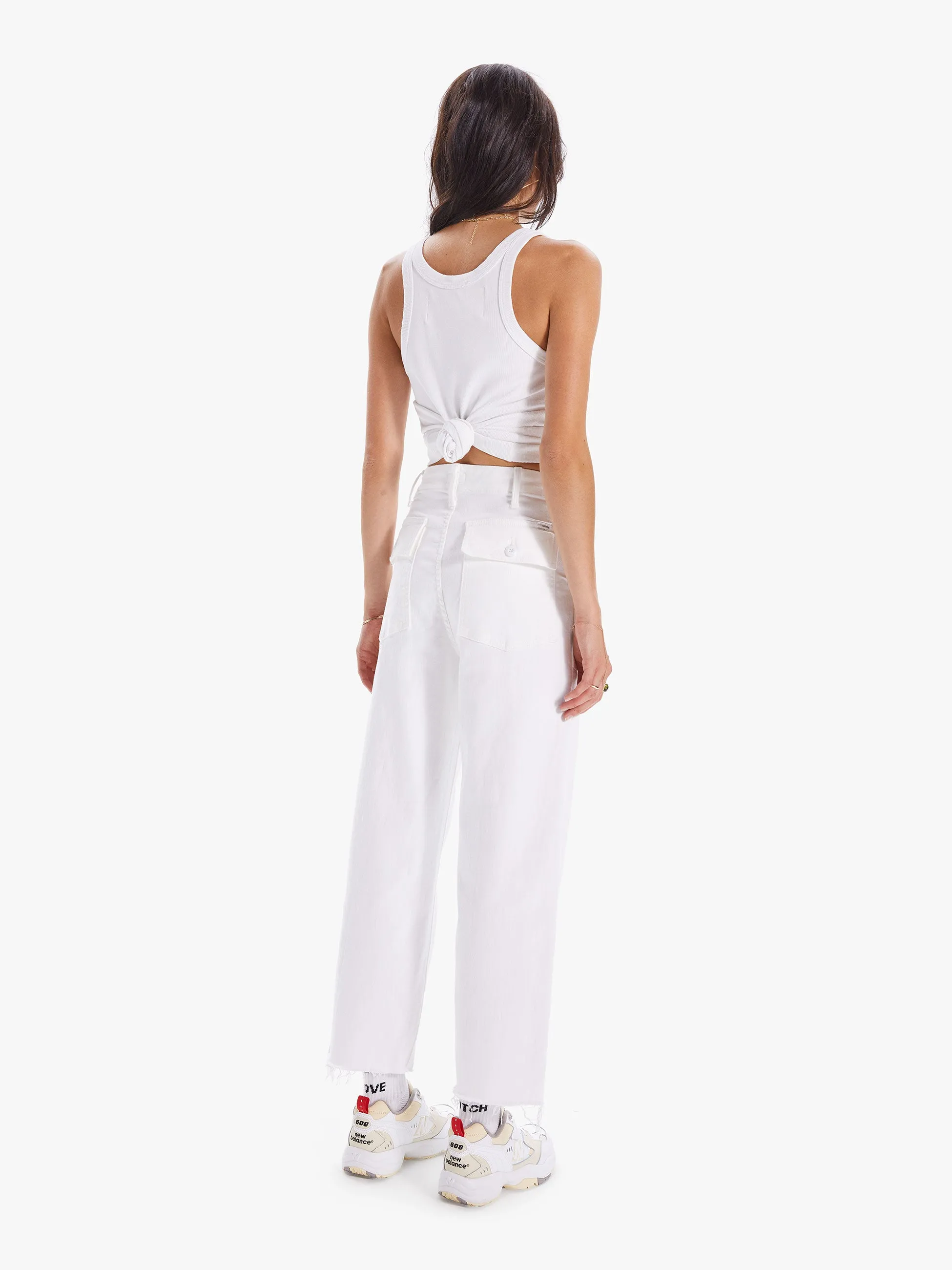 Mother - Patch Pocket Private Ankle Fray in Fairest of Them All