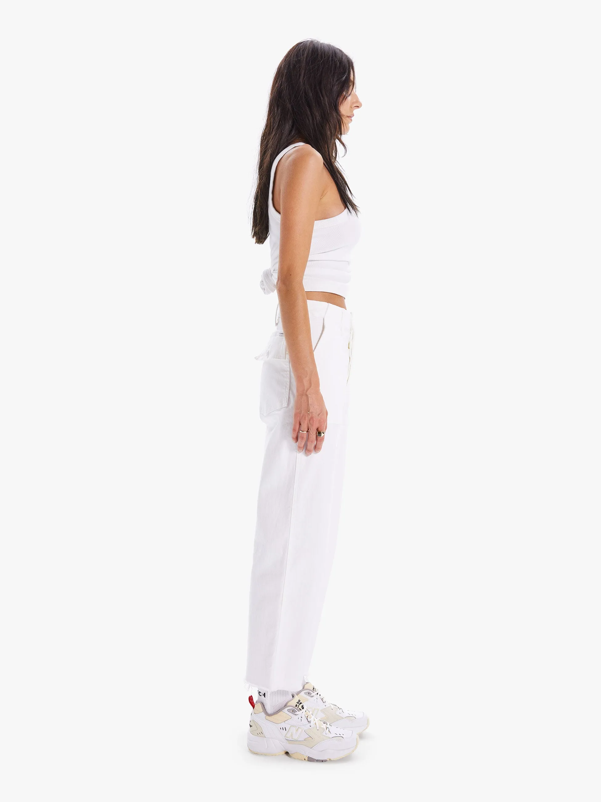 Mother - Patch Pocket Private Ankle Fray in Fairest of Them All
