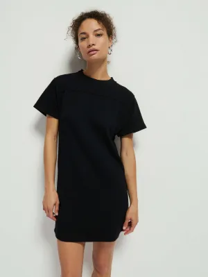Nation LTD - Finn Crewneck Dress in Jet Black