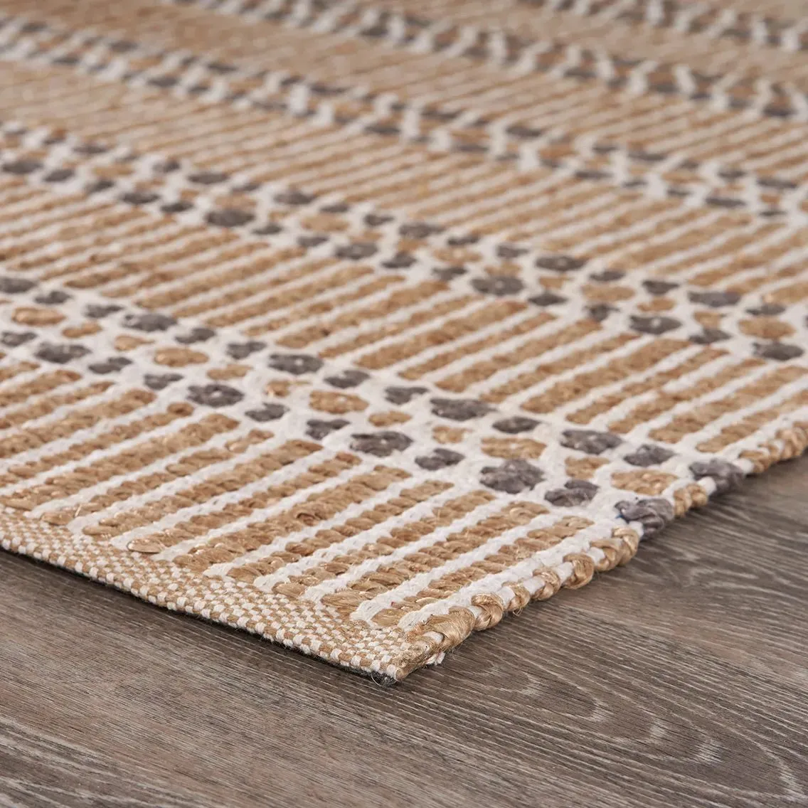 Natural Fiber LR03376 Natural/Gray Rug