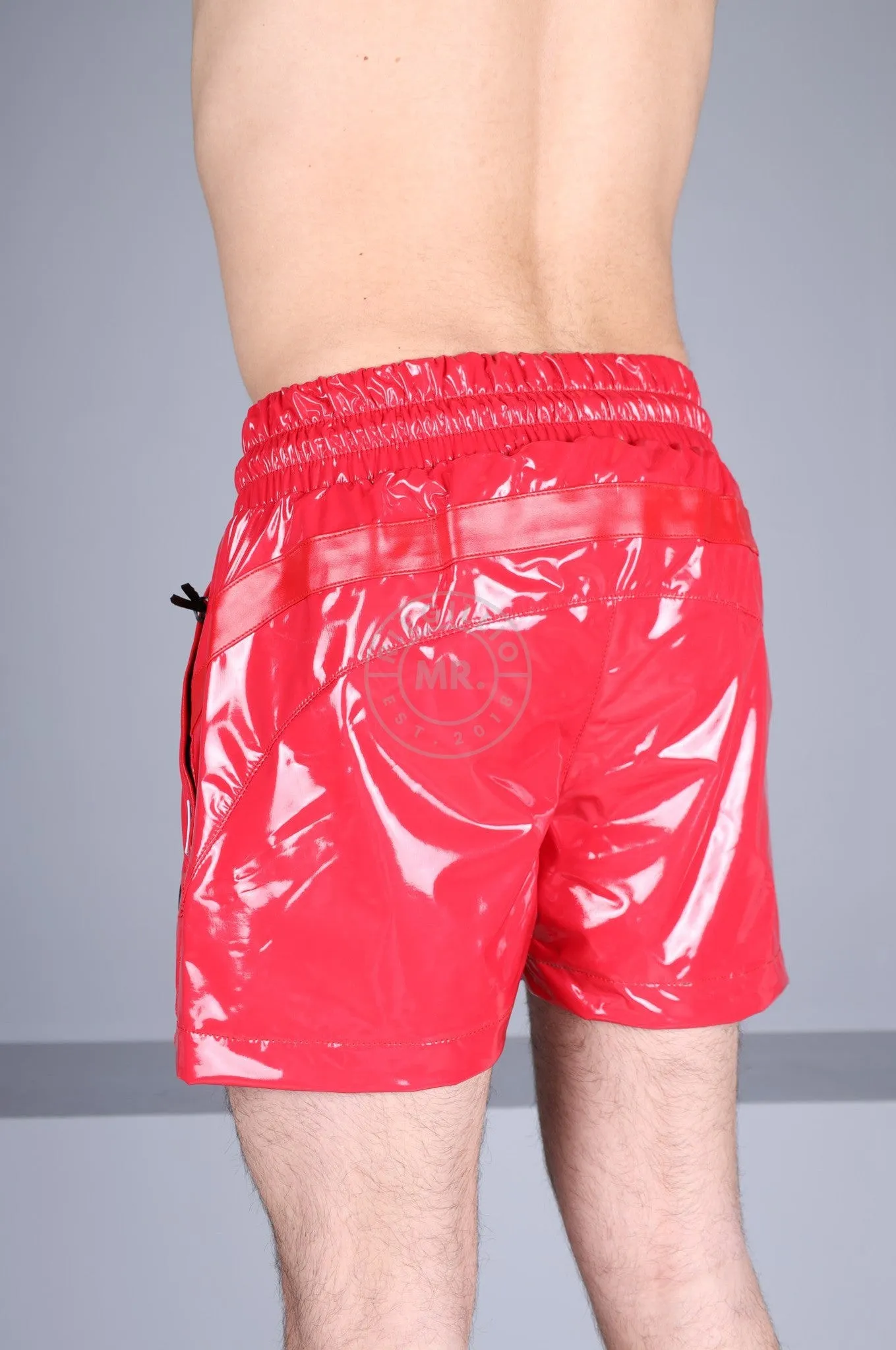PVC 24 Tracksuit Short – Red